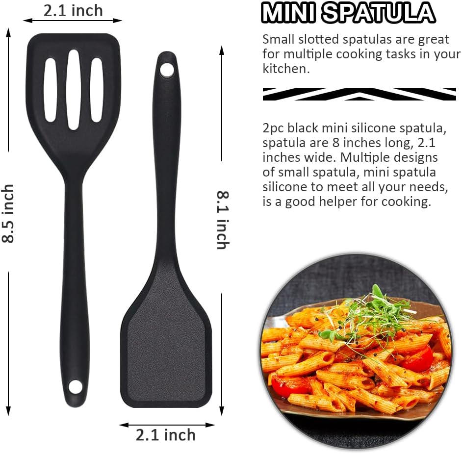 6-Piece Mini Silicone Kitchen Tool Set.